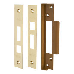 ERA 12.5mm Rebate Kit to suit Fortress BS3621:2007 5 Lever Sashlock - Polished Brass