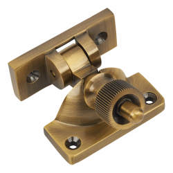 Heritage Brass by M Marcus Heavy Duty Brighton Sash Window Fastener - 58 x 23mm - Antique Brass