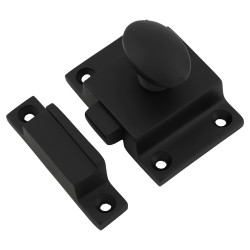 Hampstead Box Style Cupboard Catch - 55 x 40 x 35mm - Matt Black