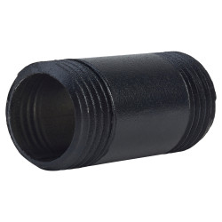 Altro 3/4" Pipe Shelving Iron Threaded Pipe - 1.5"/40mm Length - Black