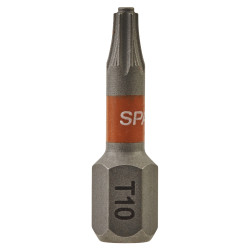 SPAX T-Star Plus Driver Bit - Torx - T10 - 25mm Length - Pack of 5