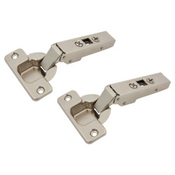 Blum CLIP Top Cabinet Hinge - 107° - Sprung - Overlay - Zinc Plated - Pair