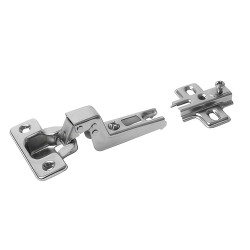Klug Slide-On Cabinet Hinge - 95° - Inset - Zinc Plated - Pack of 100 Pairs