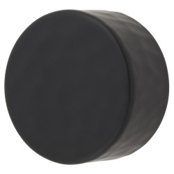 Alexander & Wilks Leila Hammered Round Cabinet Knob - 35mm Diameter - Matt Black