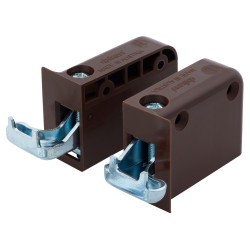 Blum Wall Cabinet Mounting Set Left & Right Hanger - Brown