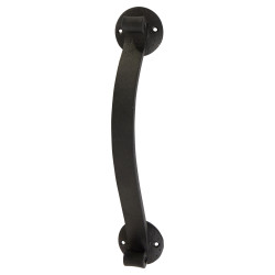 Olde Forge Scroll Pull Handle - 370mm Length - Black