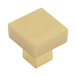 Burlington by Frelan Trafalgar Square Cabinet Knob - 30 x 30mm - Satin Brass
