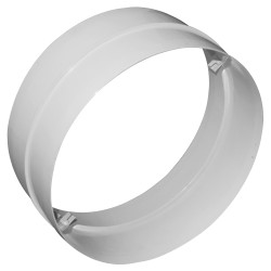 Manrose Plastic Ducting Connector - 6"/150mm - White