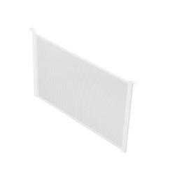 elfa Top Track System - Click In Medium Mesh Drawer Dividers - 531 x 180mm - White - Pack of 2