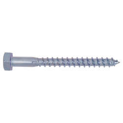 Coach Screw - M10 x 100mm - Zinc Plated - Pack of 5