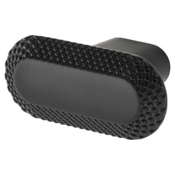 Hampstead Morley Bobbled Oval Cabinet Knob - 40 x 27mm - Matt Black