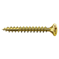 SPAX Yellox Pozi Countersunk Wood Screws - 3.0 x 12mm - Yellow Zinc - Pack of 200