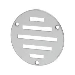 Touchpoint Circular Slotted Vent - 76mm - 900mm² Free Air Flow - Satin Aluminium