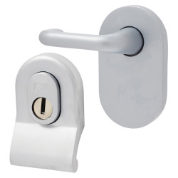 Hampstead Cylinder Pull and Disabled Turn for Mortice Nightlatch - Satin Chrome