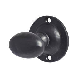 Olde Forge Oval Spline Thumbturn Only - Antique Black Iron