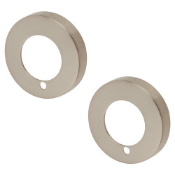 Jigtech Privacy Rose Cover - 52mm Diameter - Satin Nickel