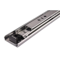 Klug 53mm Heavy Duty Ball Bearing Drawer Runner - Full Extension - 500mm Length - 80kg - Zinc
