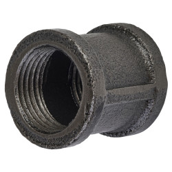 Altro 3/4" Pipe Shelving Iron Straight Pipe Connector - Grey