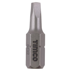 TIMCO Steel Driver Bits - Square - No.2 - 25mm Length - Pack of 10