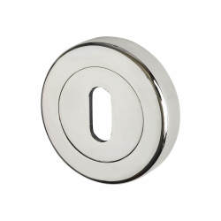 M Marcus Sorrento Escutcheon - 53mm Diameter - Keyhole - Polished Chrome