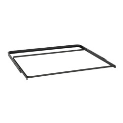 elfa Top Track System - Click In Gliding Frame for Mesh & Wire Baskets - 605 x 430mm - Graphite