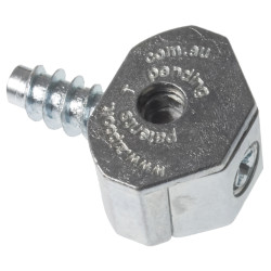 Zipbolt QT12 601 Mini KD Open Cut Cabinet Connector - 6 x 30mm