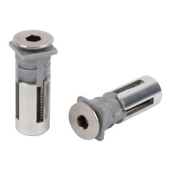 Locinox Quick Fix Mounting Bolt - 40 x 15mm - Stainless Steel - Pair