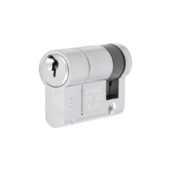 Eurospec 1 Star 6 Pin 46mm Euro Single Cylinder - 36 + 10mm - Satin Chrome - Keyed to Differ
