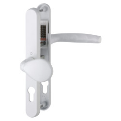 Hoppe Atlanta 77G/3830N/1530 uPVC Multipoint Lever/Pad Door Handle - 92/62mm c/c - White