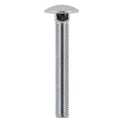 TIMCO Carriage / Coach Bolt - M12 x 100mm - A2 Stainless Steel - Pack of 5