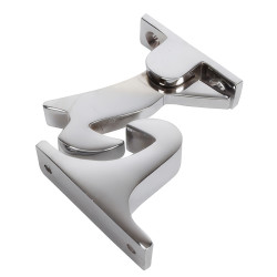 Gravity Door Holder - 60mm Length - Polished Chrome