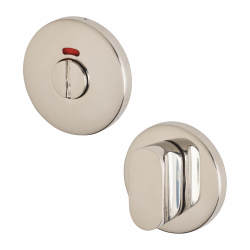 Touchpoint Bathroom Turn & Release with Indicator - 52mm Diameter - Polished Stainless Steel