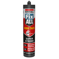 Soudal Fix All High Tack Sealant & Adhesive - 290ml - White