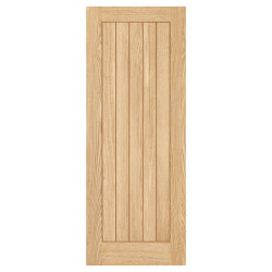 LPD Belize 5 Panel Pre-Finished Solid Internal Door - 2032 x 813 x 35mm - Oak
