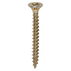 TIMCO Classic Pozi Countersunk Wood Screws - 4.5 x 40mm - Yellow Zinc - Pack of 200