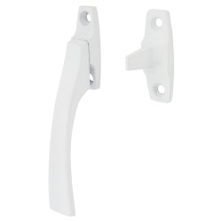 Touchpoint Diecast Painted Wedge Casement Window Fastener - Reversible - White