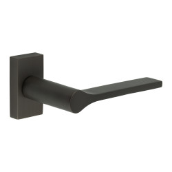 CRES by Frelan CR-105 uPVC Multipoint Door Handle on Rectangular Rose - Dark Bronze