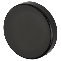 Hoppe AR600/30 Nylon Blank Escutcheon - 52mm Diameter - Ebony Black - Pair