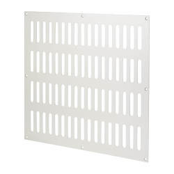 touchpoint Plain Slotted Vent - 305 x 305mm - 24836mm² Free Air Flow - Satin Aluminium