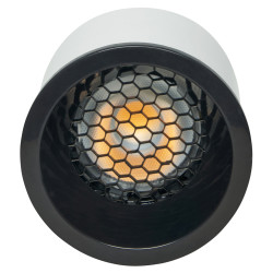 Forum Inlight Anti-Glare 4.8W GU10 LED Dimmable Spotlight Lamp - 4000K Cool White - Black