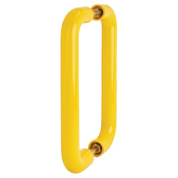 Hoppe AR602/220 Nylon D-Bar Door Pull Handle - Back to Back - 220mm c/c - Golden Yellow