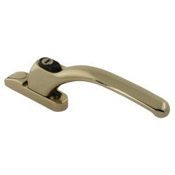 Fab & Fix uPVC/Timber Connoisseur Inline Locking Multipoint Window Handle - Dual - Hardex Gold