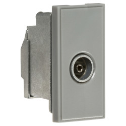 Knightsbridge Non-Isolated TV Coaxial Euro Module - Grey