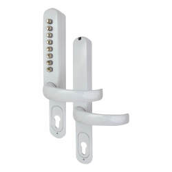 Borg BL6100 Push Button Code Lock for Multipoint Locks - White