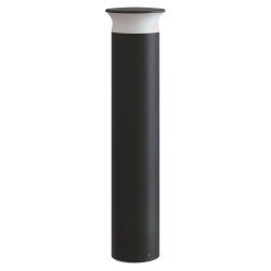 Integral LED 9W LED Bollard Post Light - 800mm - IP65 - 3000K Warm White - Dark Grey