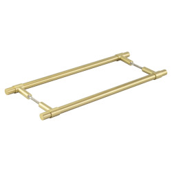 CRES by Frelan Satin Brass 20mm T-Bar Door Pull Handle - B2B - 425 c/c