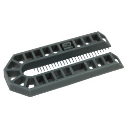 Broadfix Horseshoe Packer Shims - 101 x 43 x 10mm - Grey - Pack of 200