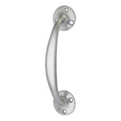Victorian Bow Door Pull Handle - Screw Fix - 150 x 35mm - Satin Chrome