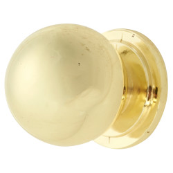 Touchpoint Ball Cabinet Knob - 30mm Diameter - Polished Brass
