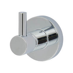 Fitzroy of London Style Single Robe Hook - 95 x 70 x 55mm - Polished Chrome
